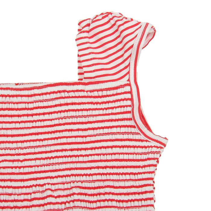 Платье для девочки, рост 140-146 см, цвет красный