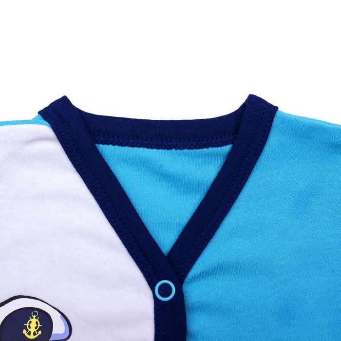 Комплект детский, возраст 3-6 мес., цвет голубой