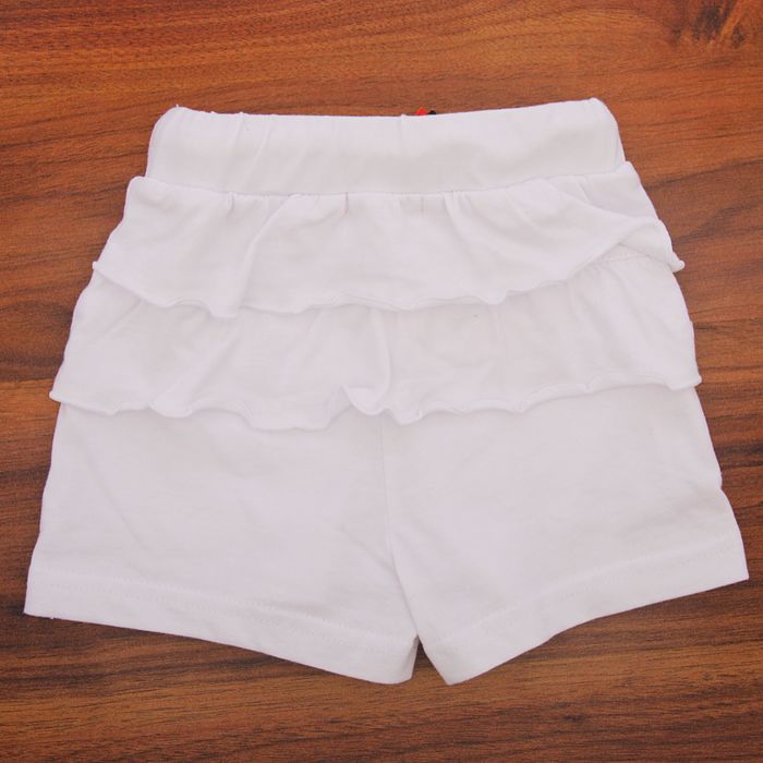 Шорты для девочек, рост 92-98 см, возраст 2 года, цвет белый
