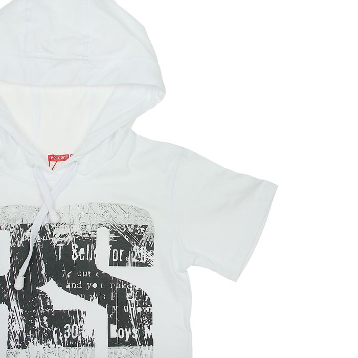 Джемпер для мальчиков, рост 128-134 см, возраст 8 лет, цвет белый