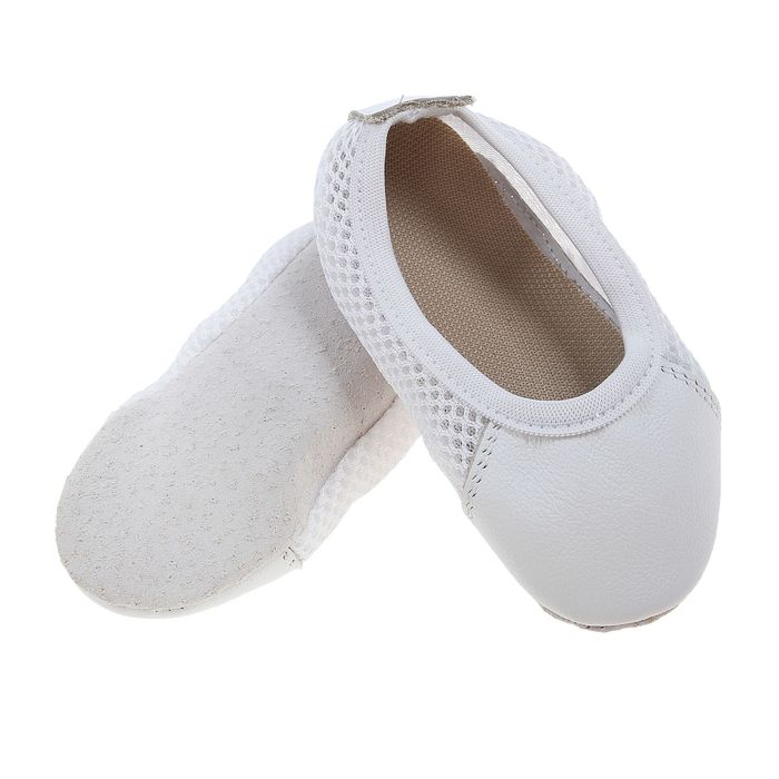 Чешки сетка/кожа, длина по стельке 21 см, цвет белый