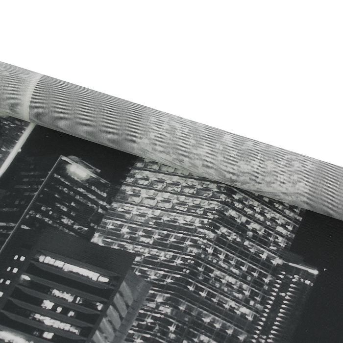 Штора рулонная 100х175 см "Сити", цвет черно-белый