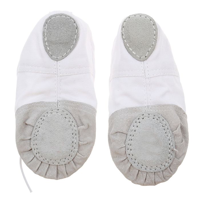 Балетки классические, с усиленным носом, длина по стельке 19,5 см, цвет белый