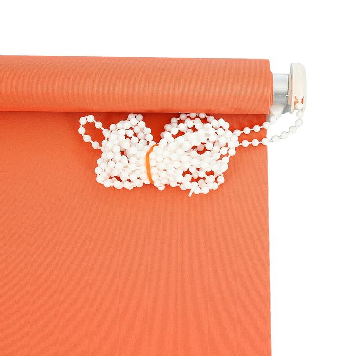 Штора рулонная 160х175 см "Плайн", цвет терракот