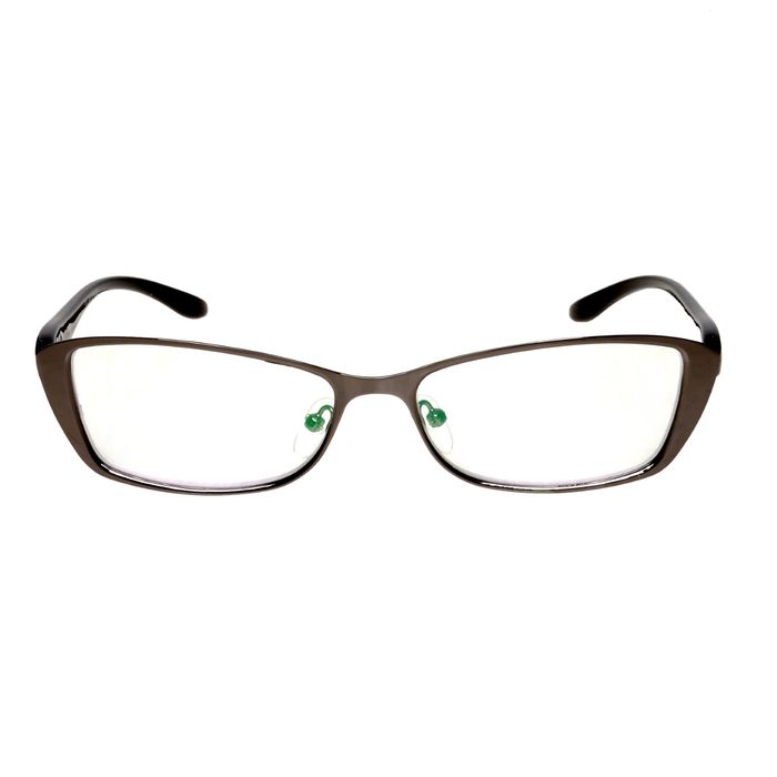 Очки "Бабочки" в металле, линза пластик антиблик, цвет МИКС, +2