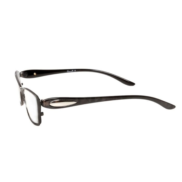 Очки "Бабочки" в металле, линза пластик антиблик, цвет МИКС, +2