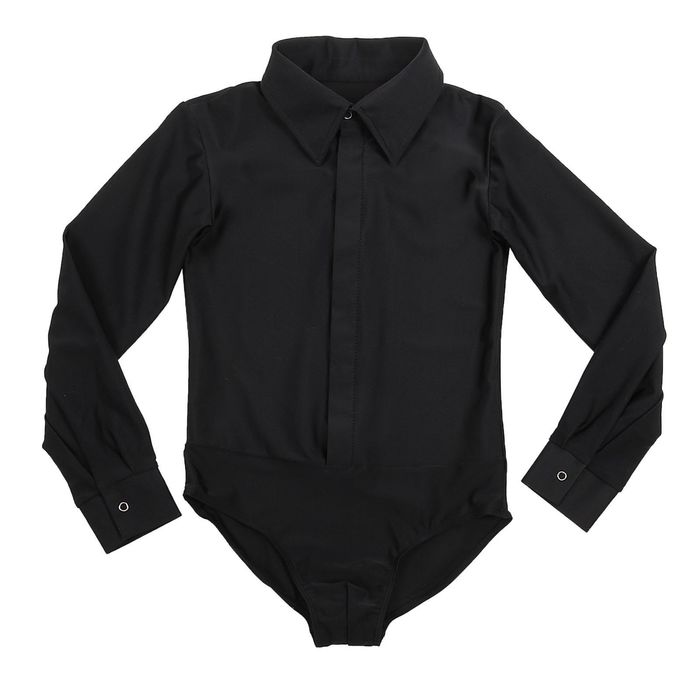 Рубашка бальная, размер 34, цвет чёрный