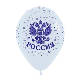 

Шары латексные 12" «Россия», 5-сторонний рисунок, пастель, набор 50 шт., цвета МИКС