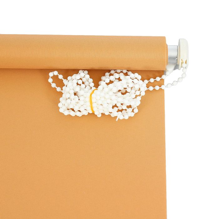 Штора рулонная 80х175 см "Плайн", цвет кофейный