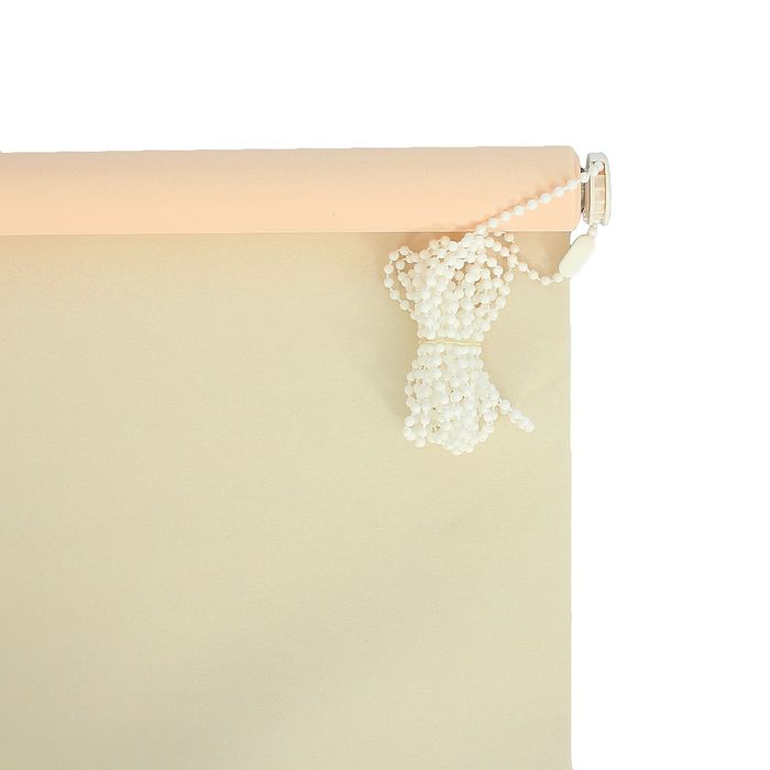 Штора рулонная 90х175 см "Плайн", цвет бежевый