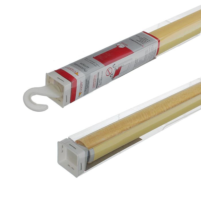 Штора рулонная 80х175 см "Плайн", цвет светло-желтый