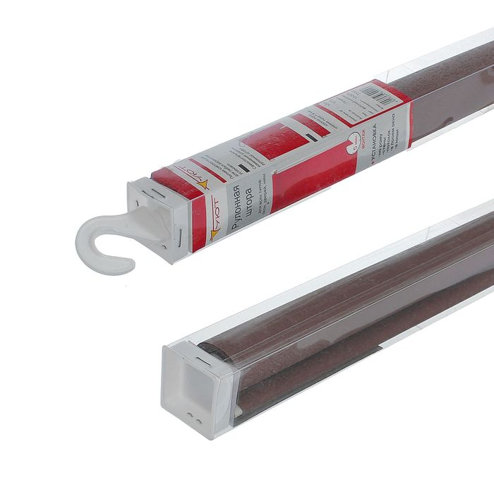 Штора рулонная 100х175 см "Плайн", цвет молочный шоколад