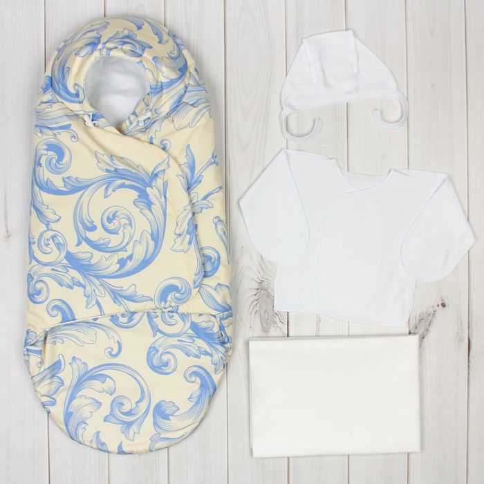 Комплект на выписку демисезонный Крошка Я "Королевский" рост 50-62 см (18-20), 0-3 мес