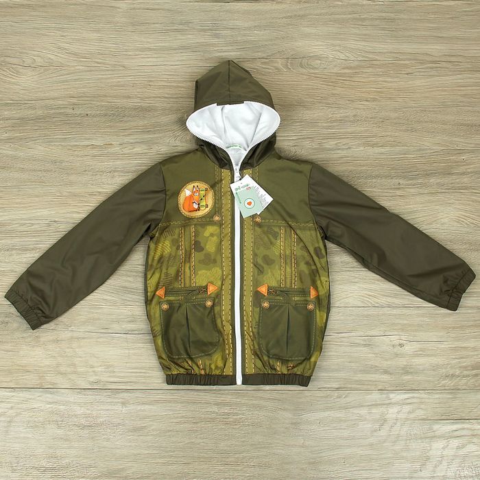 Куртка детская Collorista "Лис", рост 110-116 см (30), 5-6 лет + рюкзак