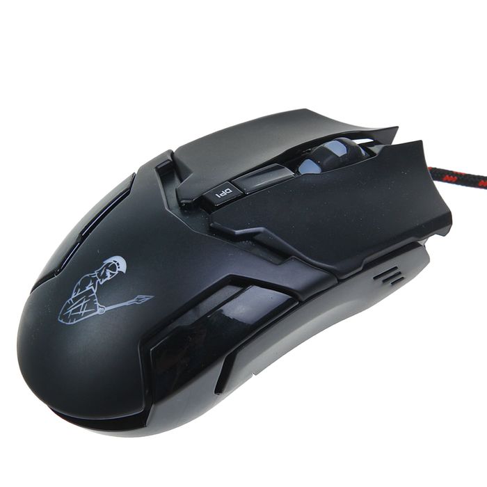 Мышь Qumo Dragon War Pike, оптическая, проводная, 800/1200/1600/2400 dpi, провод 1.5 м, USB