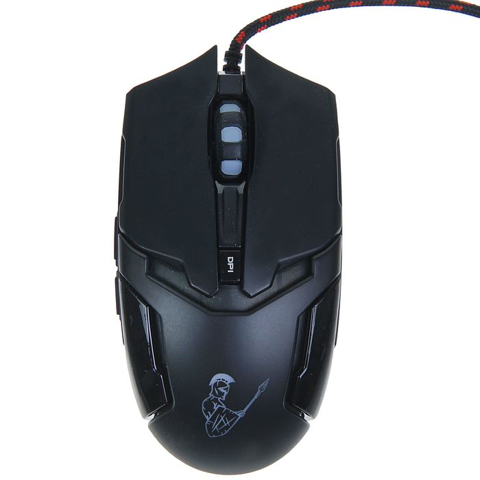 Мышь Qumo Dragon War Pike, оптическая, проводная, 800/1200/1600/2400 dpi, провод 1.5 м, USB