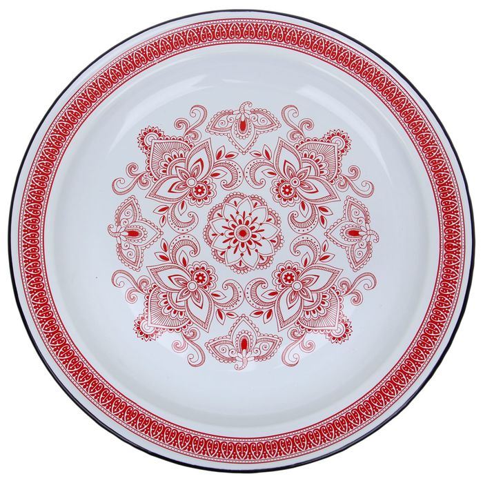 Блюдо 3 л с орнаментом "Узор Индийский"