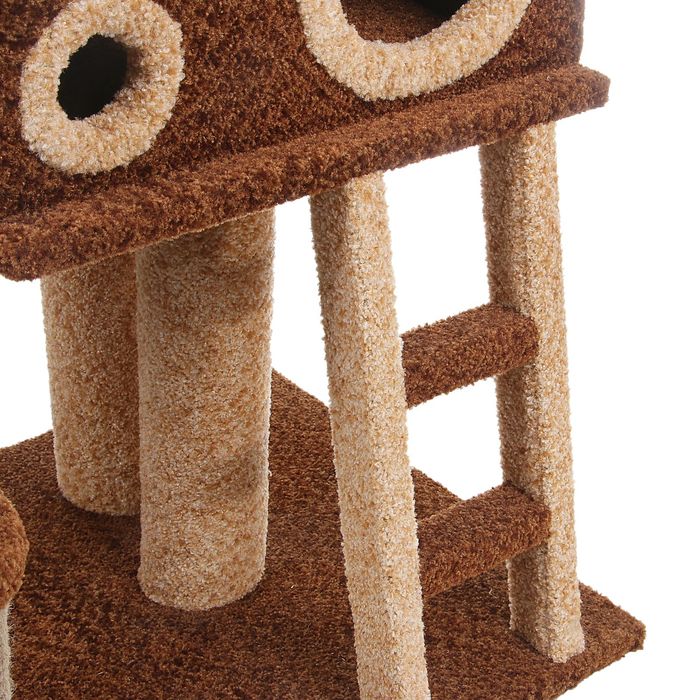 Комплекс "Фантазия" с домиком, лестницей и лежанкой, 70 х 50 х 130 см