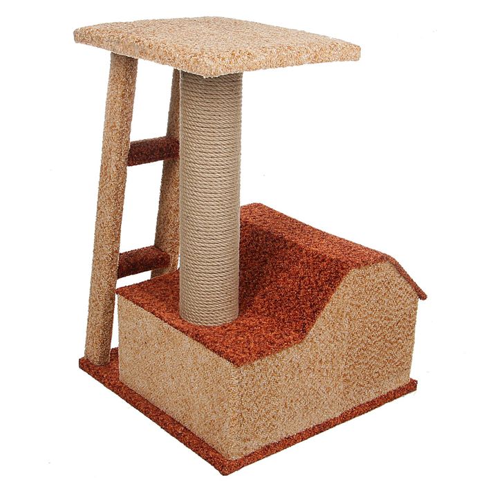 Комплекс "Сказка" с домиком, лестницей и площадкой, 50 х 50 х 70 см