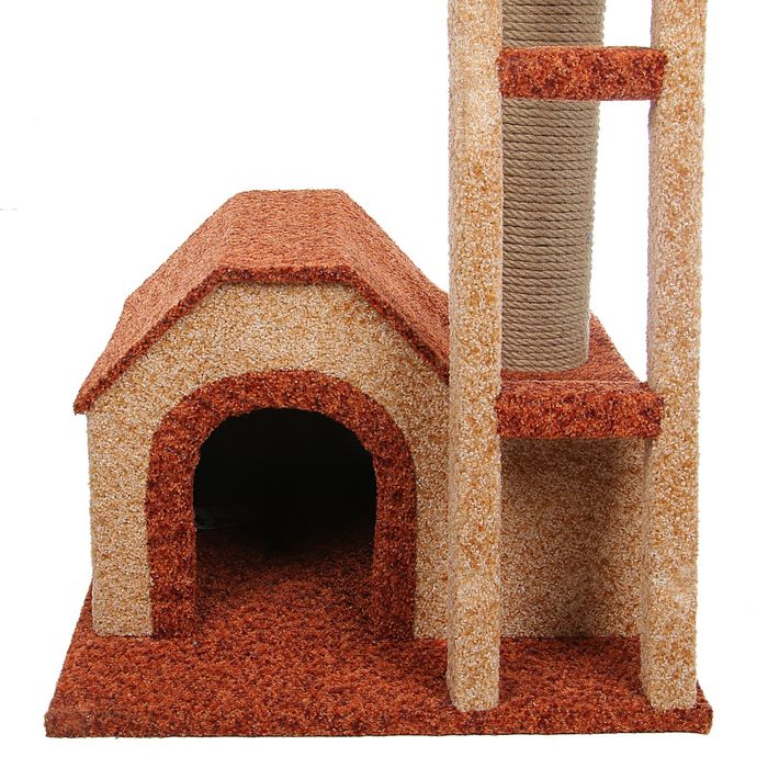 Комплекс "Сказка" с домиком, лестницей и площадкой, 50 х 50 х 70 см