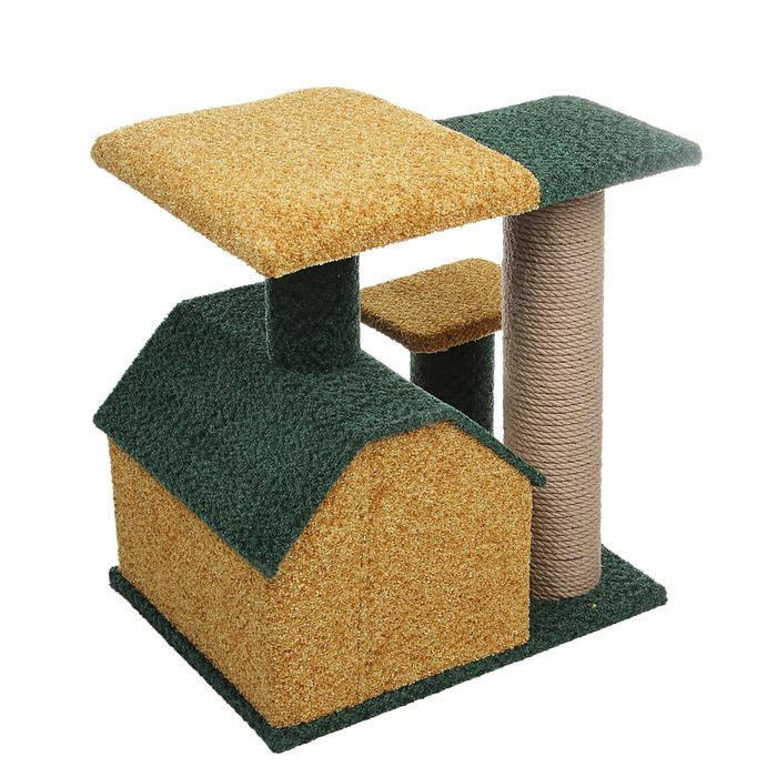 Комплекс "Камея-3" с домиком и двумя площадками, 50 х 40 х 50 см