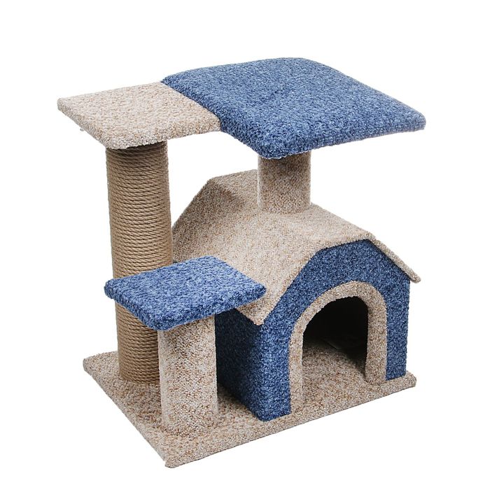 Комплекс "Камея-3" с домиком и двумя площадками, 50 х 40 х 50 см