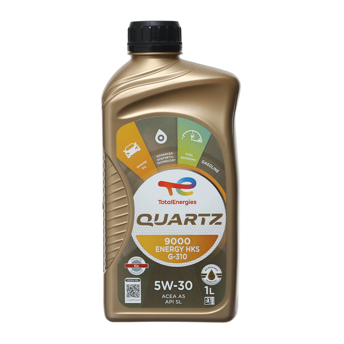 Масло моторное Total Quartz 9000 ENERGY HKS 5W-30, 1 л масло моторное total quartz 9000 5w–40 синтетическое 4 л