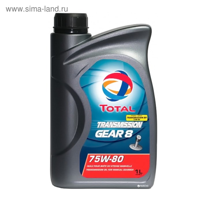 фото Масло трансмиссионное total transmission gear 8 75w-80, 1 л