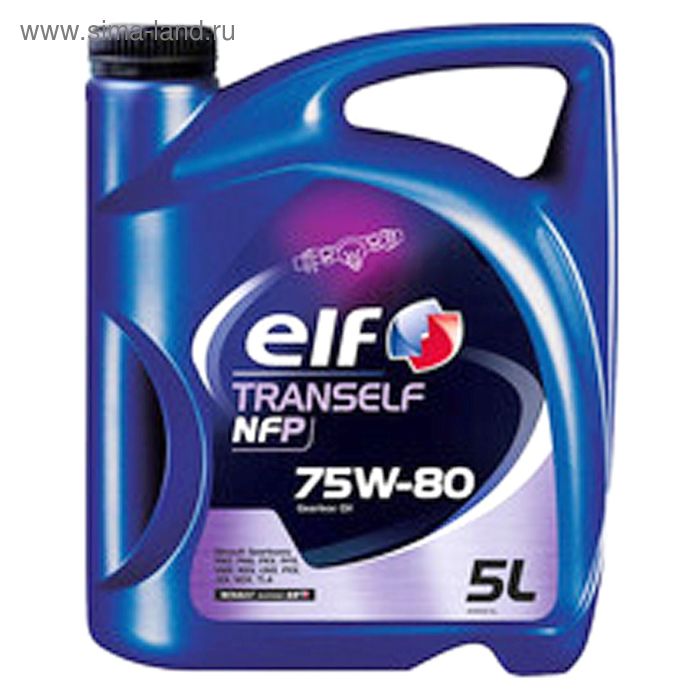 фото Масло трансмиссионное elf tranself nfp 75w-80, 5 л