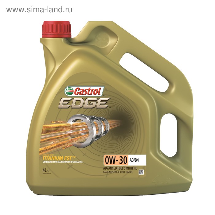 фото Масло моторное castrol edge titanium 0w-30 a3/b4, 4 л