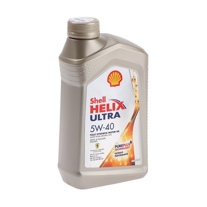 Масло моторное Shell Helix Ultra 5W-40, 1 л 550040754 масло моторное shell helix ultra 5w 30 4 л
