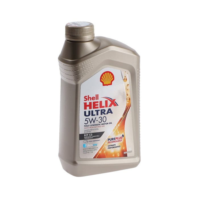 цена Масло моторное Shell Helix Ultra ECT С3 5W-30, 1 л 550042846