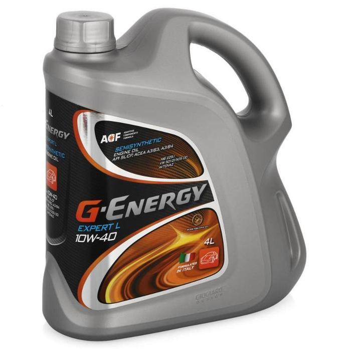 Масло моторное G-Energy Expert L 10W-40, 4 л масло моторное полусинтетическое g energy expert g 10w 40 4 л