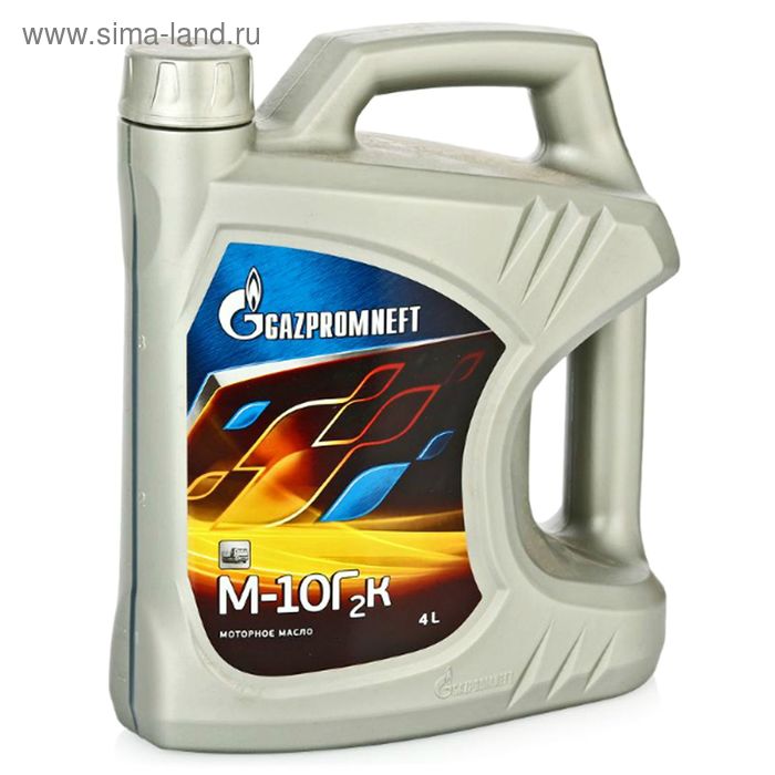 Масло моторное Gazpromneft М-10Г2К, 4 л масло моторное gazpromneft м 8г2к 205 л