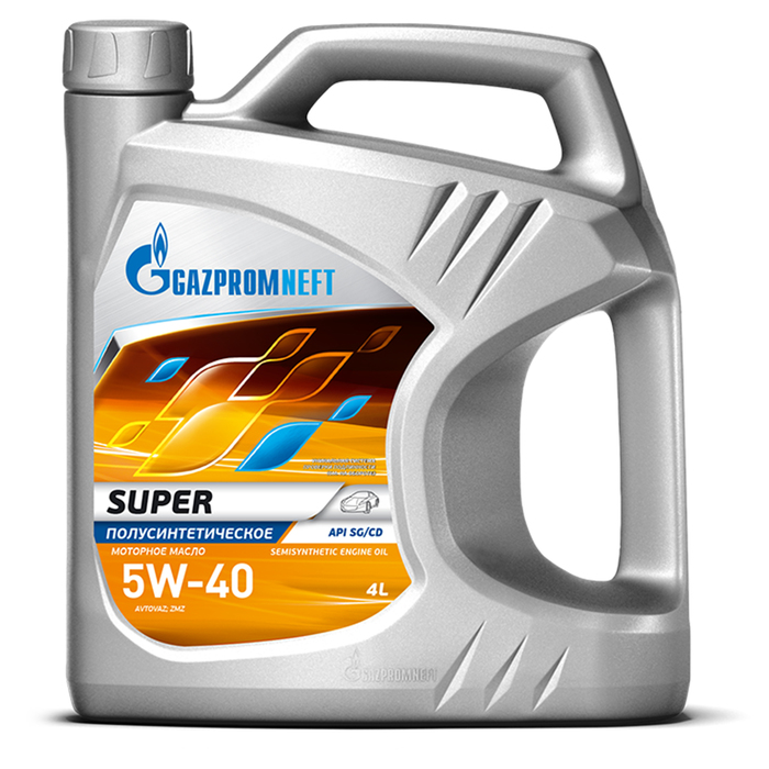 Моторное масло Gazpromneft Super 5W-40, 4 л