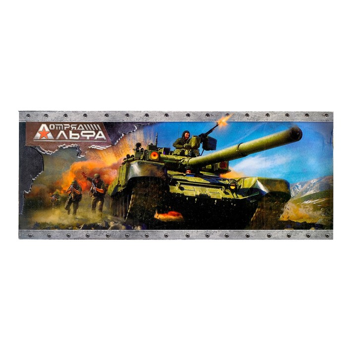 Танк радиоуправляемый "Победитель", масштаб 1:32, свет и звук, цвета МИКС