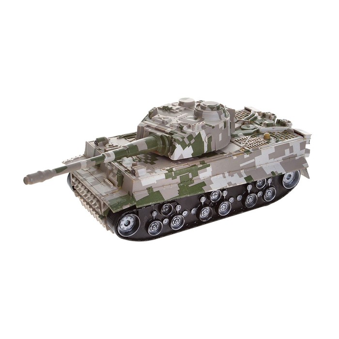 Танк радиоуправляемый "Тигр", масштаб 1:32, свет и звук, цвета МИКС