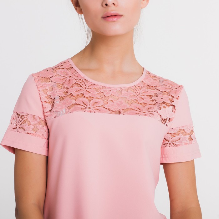 Платье, размер 44, рост 164 см, цвет розовый (арт. 4772а)