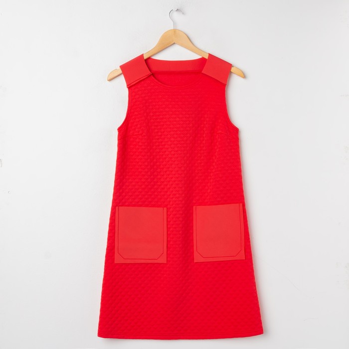 Сарафан, размер 52, рост 164 см, цвет коралловый (арт. 4774б С+)