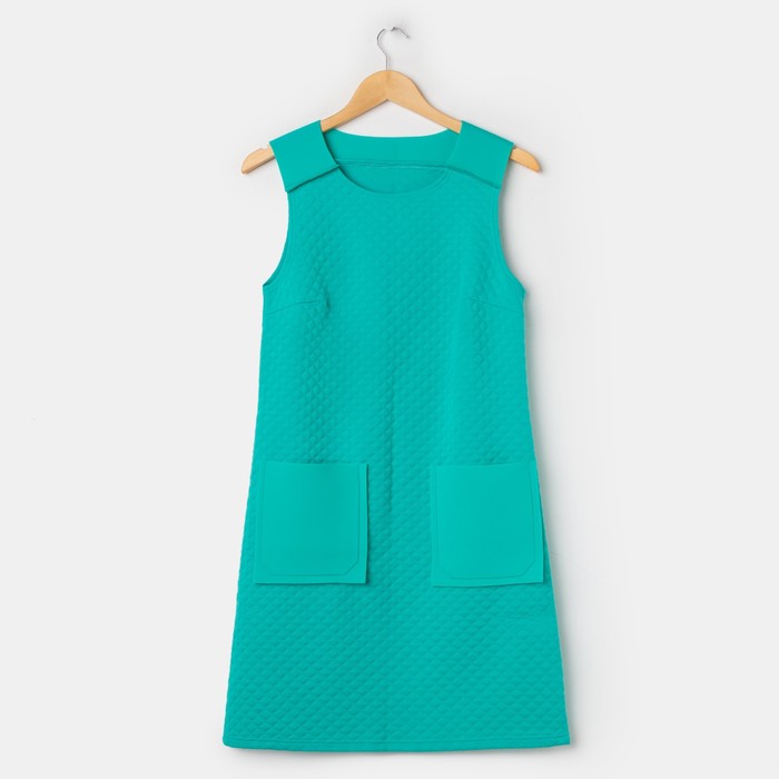 Сарафан, размер 44, рост 164 см, цвет зелёный (арт. 4774а)