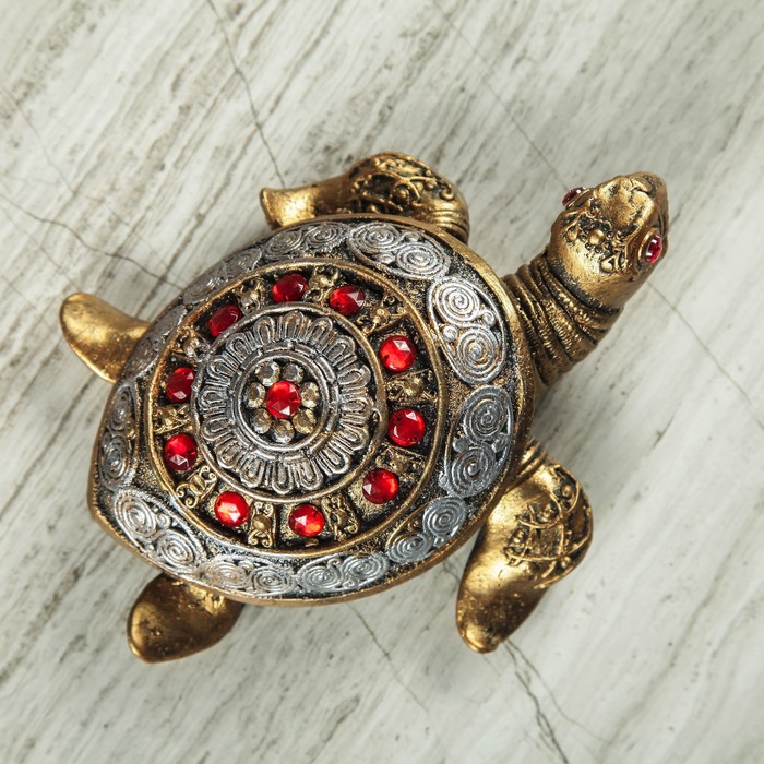 Сувенир "Черепаха" маленькая, стразы