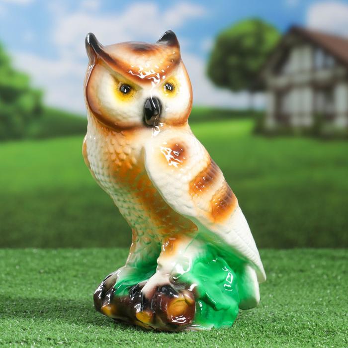 Садовая фигура "Сова малая" глянец