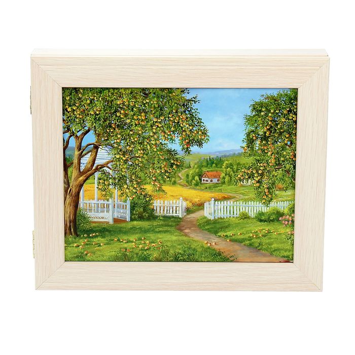 Ключница "Дорога домой" молочный дуб