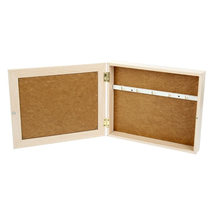 Ключница "Полевые цветы" молочный дуб