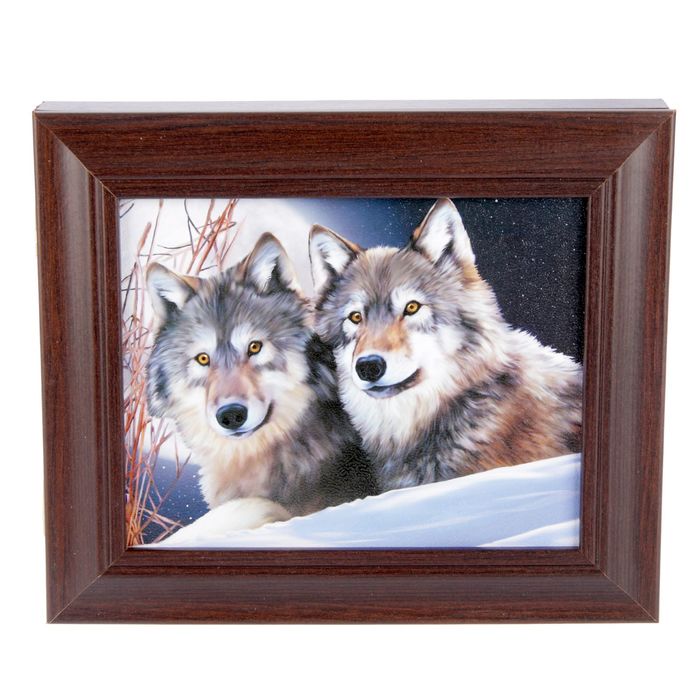 Ключница "Волки" венге