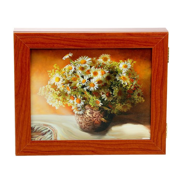 Ключница "Ромашки" орех