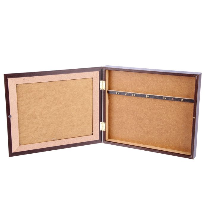 Ключница "Пара лебедей" венге