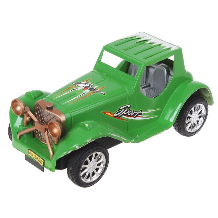 Машина инерционная "Ретро", цвета МИКС, в пакете