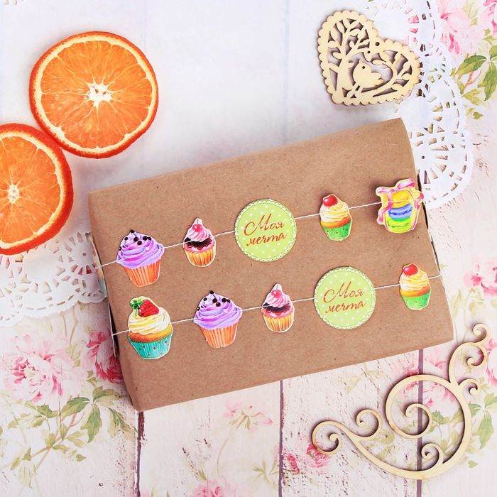 Декоративная гирлянда "Сладкие грезы", 3 х 80 см