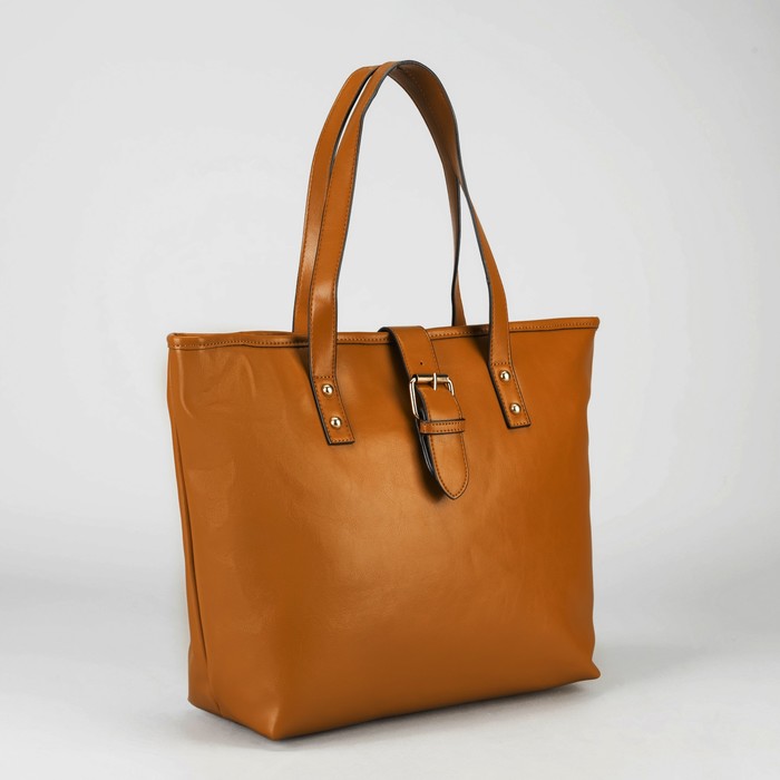 Сумка женская на молнии "Джейн", 1 отдел, 1 наружный карман, цвет рыжий